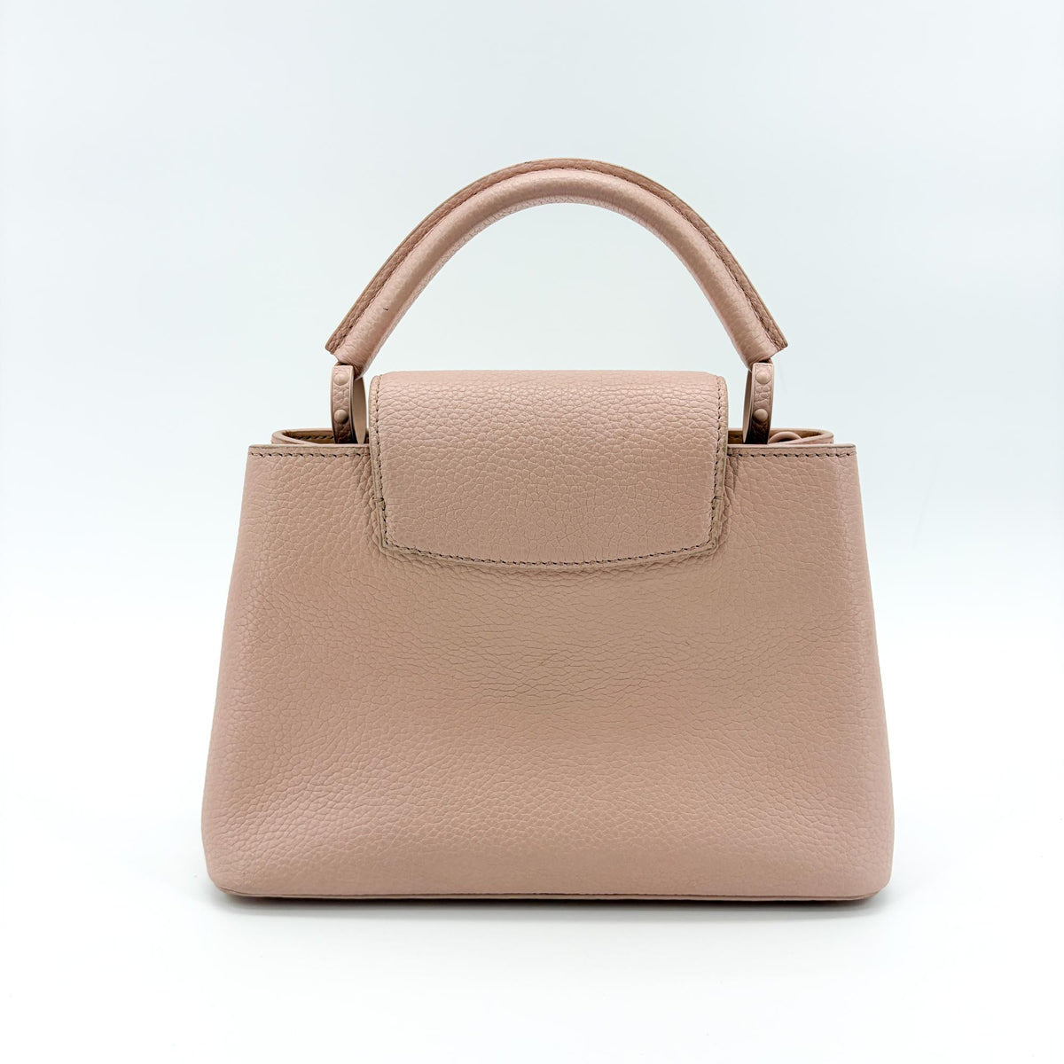 Louis Vuitton Flower Chain Capucines Leather Beige Leather Handbag (Pre-Owned)