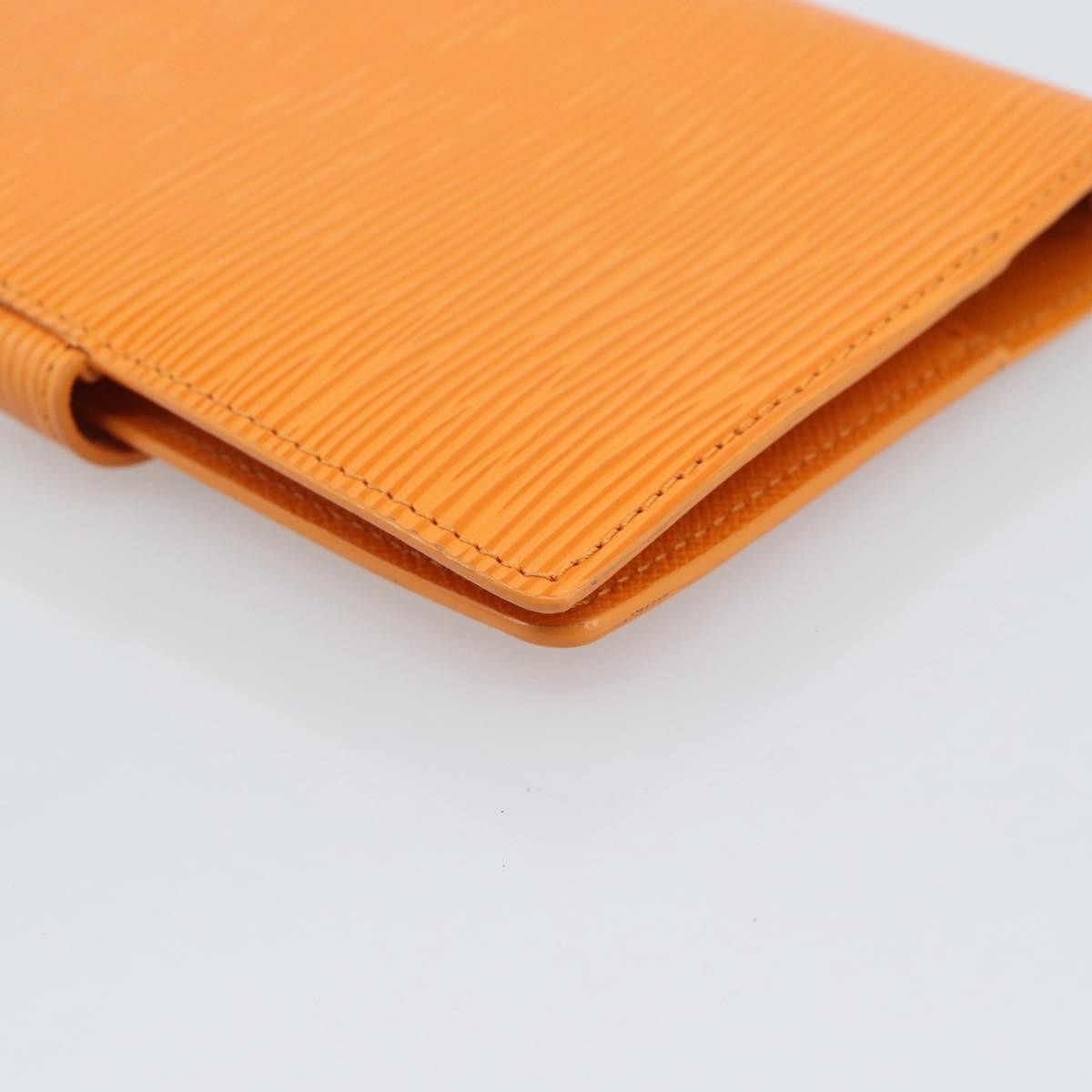 Louis Vuitton Agenda Cover Epi Orange Leather Clutche & Pouche Bag (Pre-Owned)
