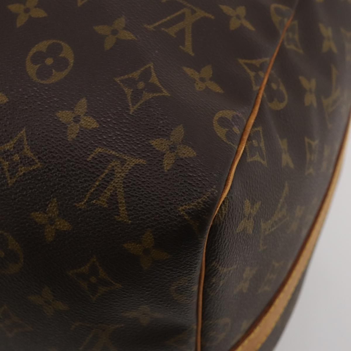 Louis Vuitton Keepall Bandoulière Canvas Brown Canvas Travel Bag Bag (Pre-Owned)