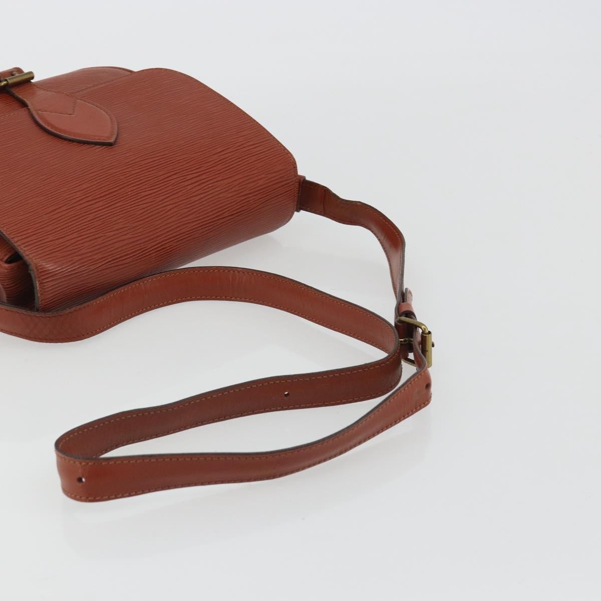 Louis Vuitton Cartouchiere Epi Leather Brown Leather Shoulder Bag Bag (Pre-Owned)