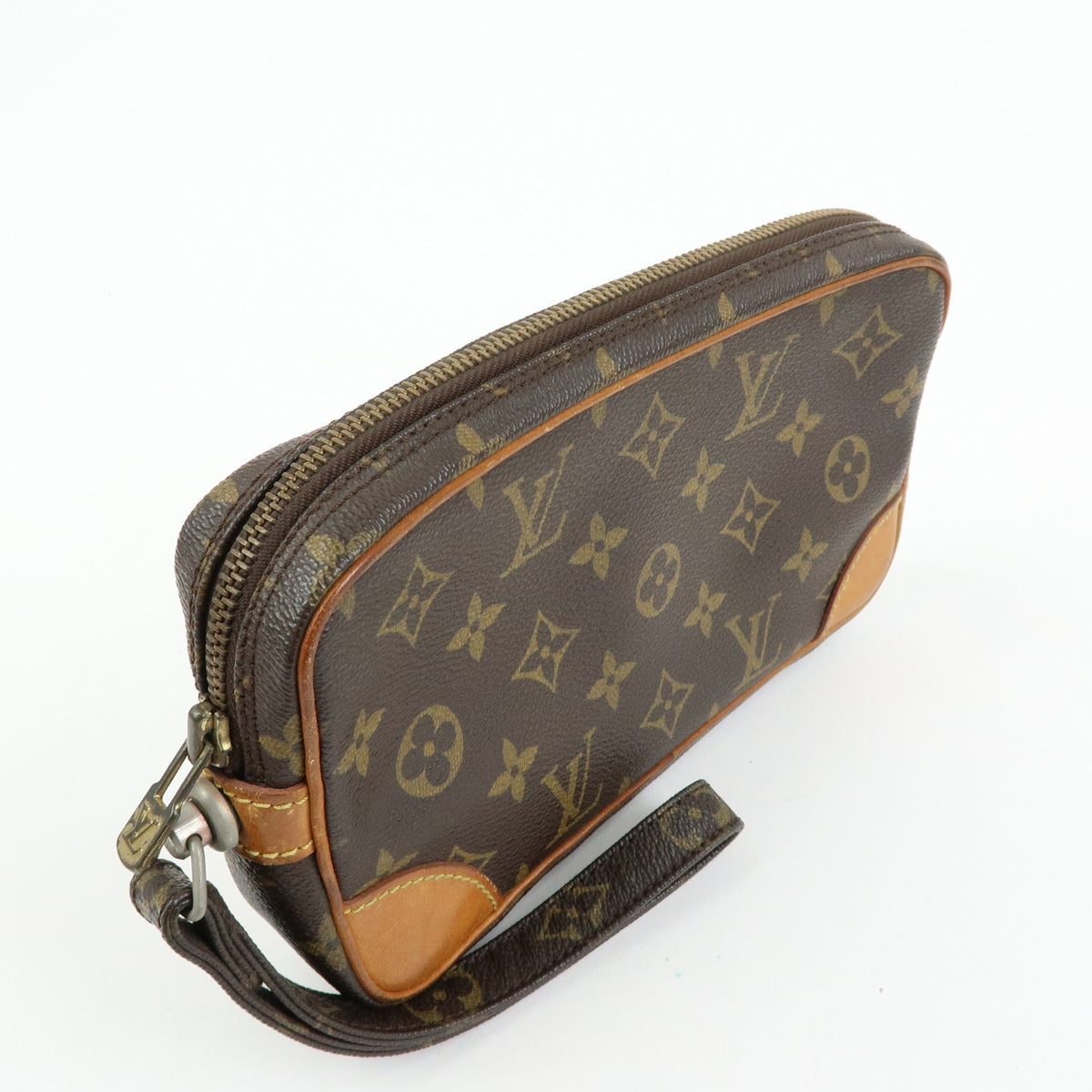 Louis Vuitton Marly Dragonne Clutch Monogram Canvas Brown Canvas Clutche & Pouche Bag (Pre-Owned)