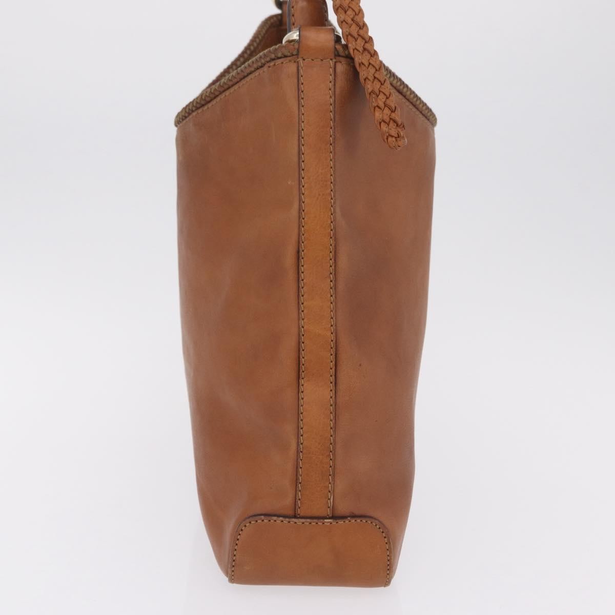 Gucci Marrakech Hobo Leather Brown Leather Shoulder Bag Bag (Pre-Owned)