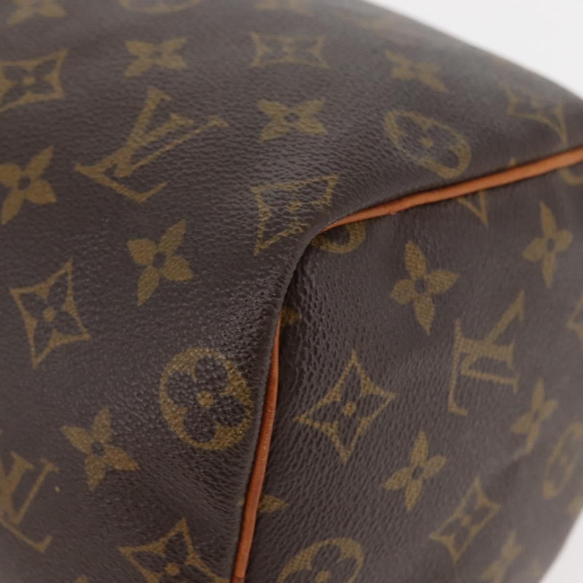 Louis Vuitton Speedy Monogram Canvas Brown Canvas Handbag (Pre-Owned)