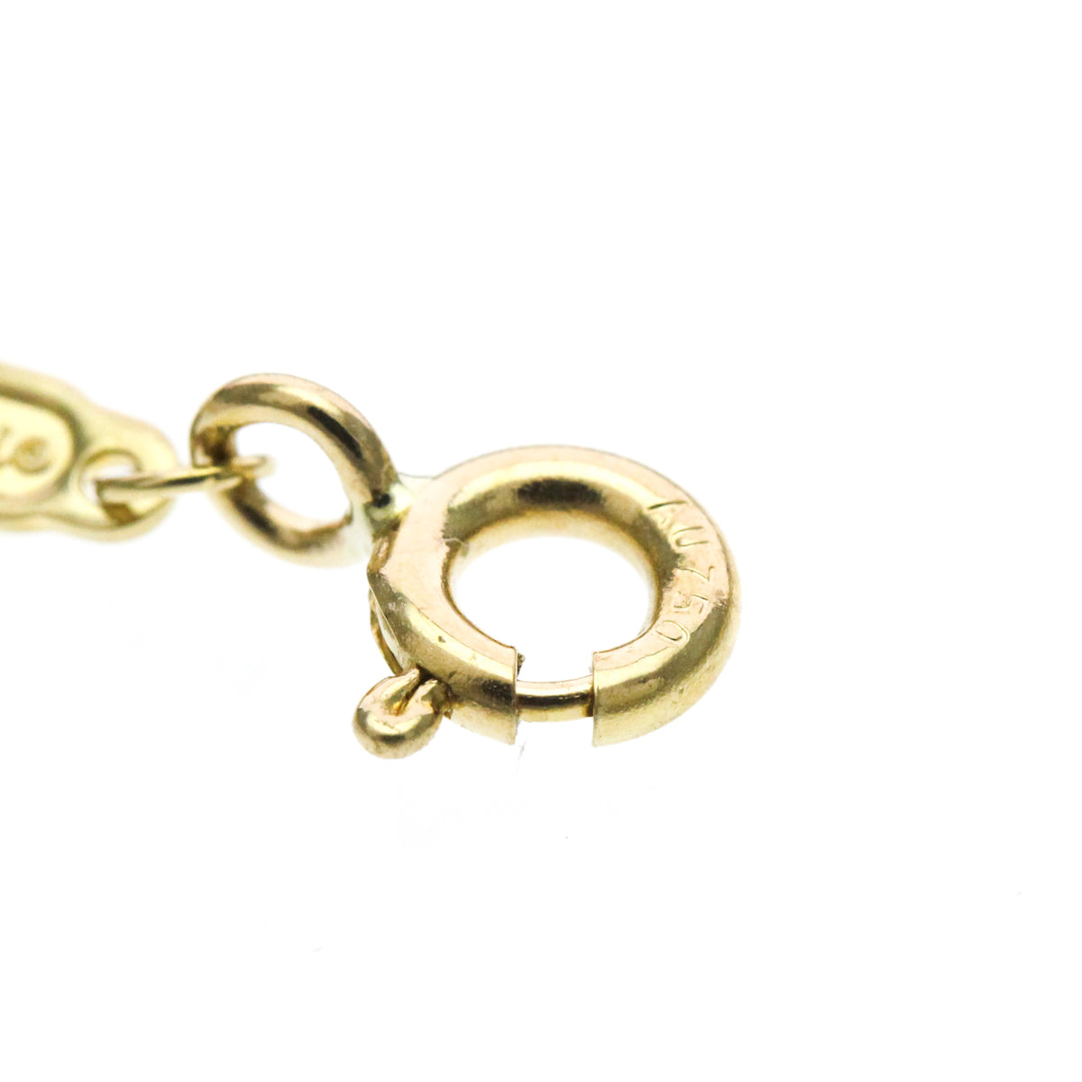 Tiffany & Co. T Smile Pendant 18K Yellow Gold Gold Yellow_Gold Necklace Jewelry (Pre-Owned)