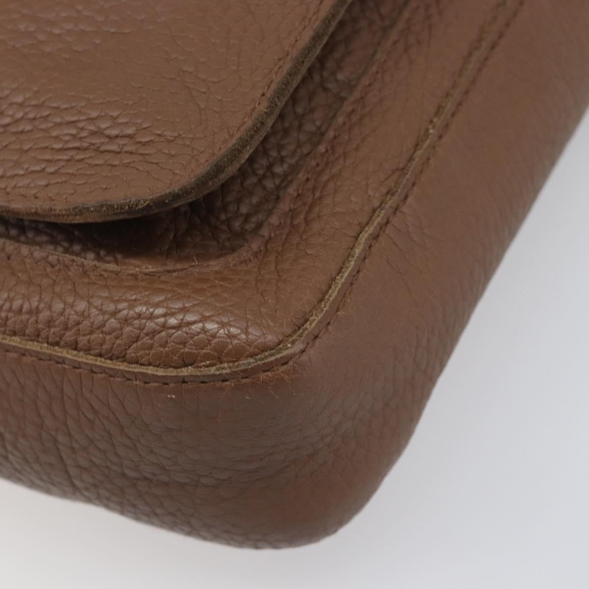 Bottega Veneta Shoulder Leather Brown Leather Shoulder Bag Bag (Pre-Owned)