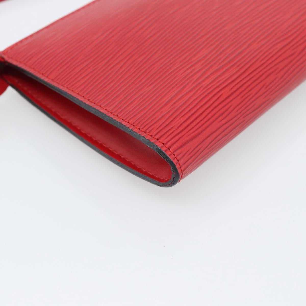 Louis Vuitton Pochette Accessoires Epi Red Leather Clutche & Pouche Bag (Pre-Owned)