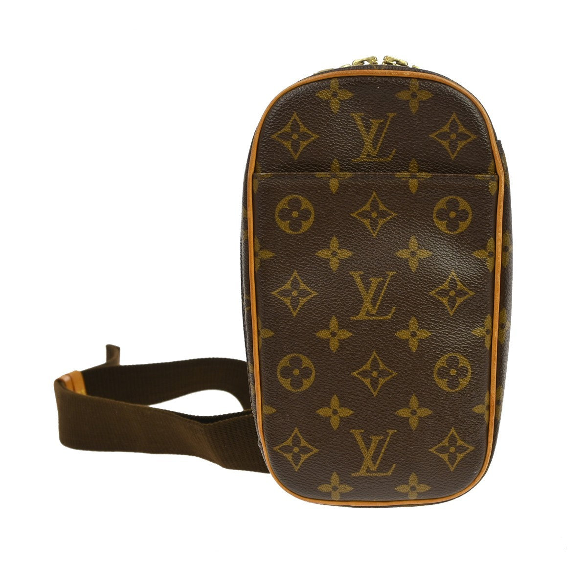Louis Vuitton Pochette Gange Monogram Canvas Brown Canvas Clutche & Pouche Bag (Pre-Owned)