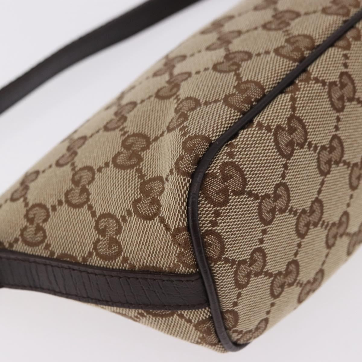 Gucci Gg Tiger Gg Canvas Beige Canvas Clutche & Pouche Bag (Pre-Owned)