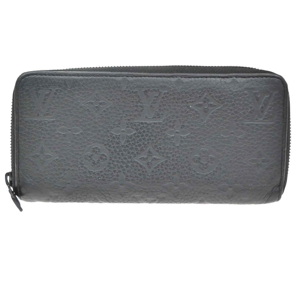Louis Vuitton Clemence Monogram Empreinte Leather Black Leather Wallets Accessory (Pre-Owned)