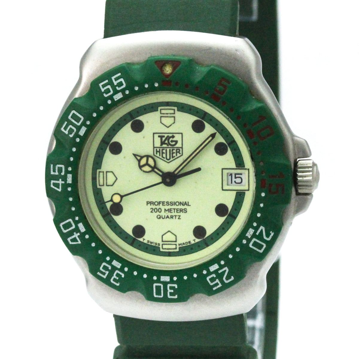 Tag Heuer Formula 1 Lady Stainless Steel And Rubber Watch (Pre-Owned)