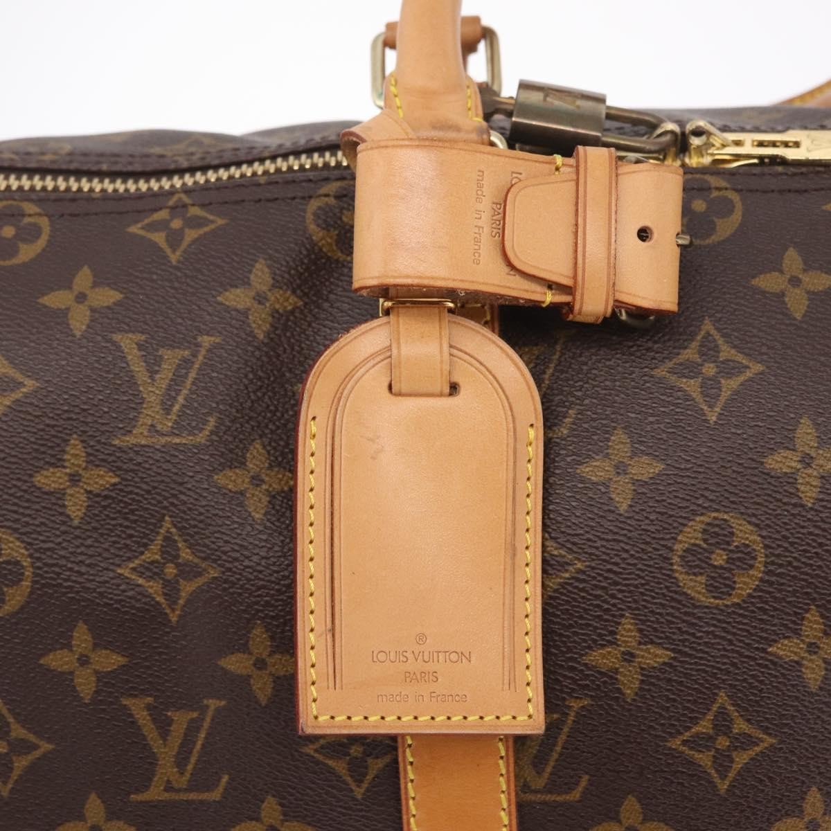 Louis Vuitton Keepall Monogram Canvas Brown Canvas Travel Bag Bag (Pre-Owned)