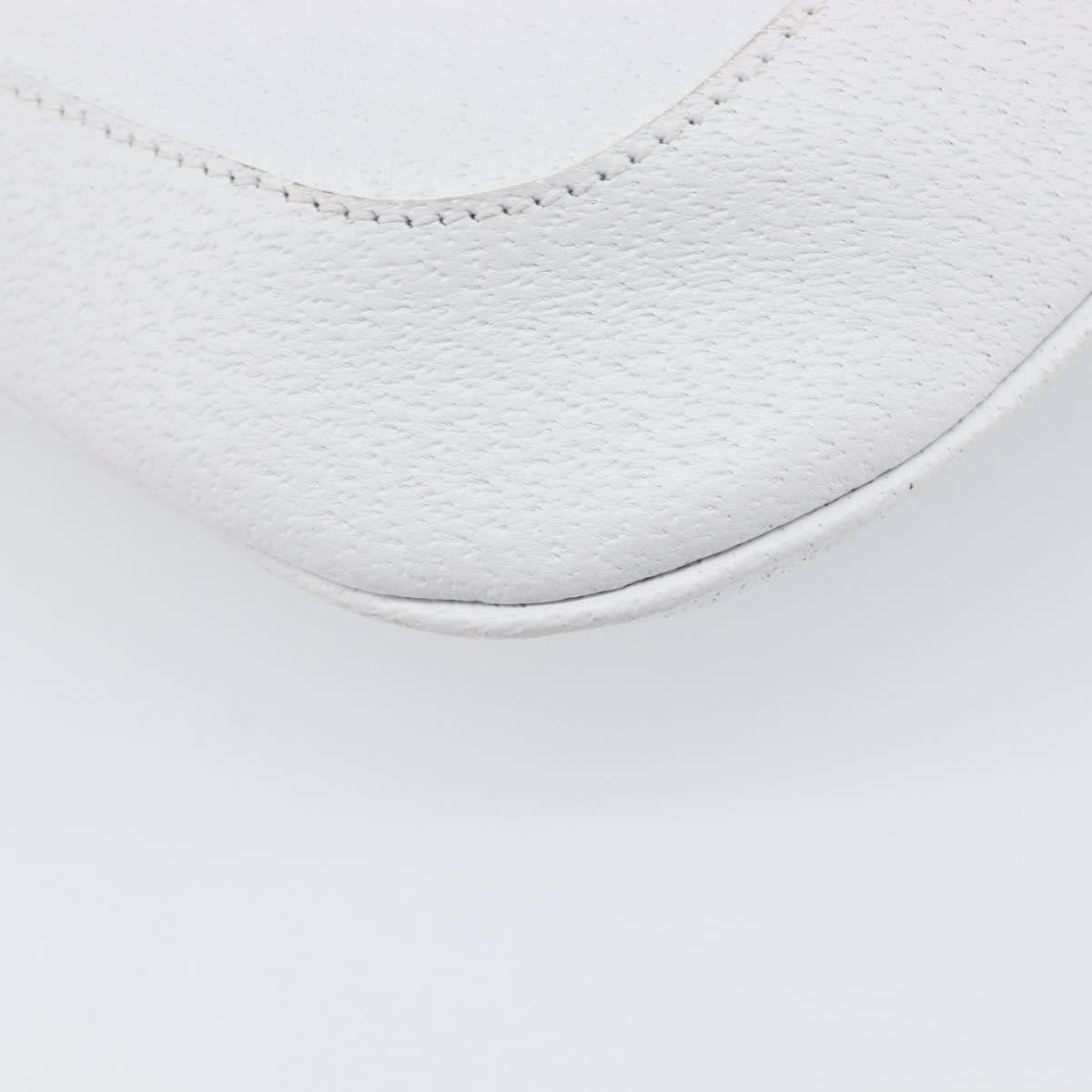 Gucci Shoulder Leather White Leather Shoulder Bag Bag (Pre-Owned)