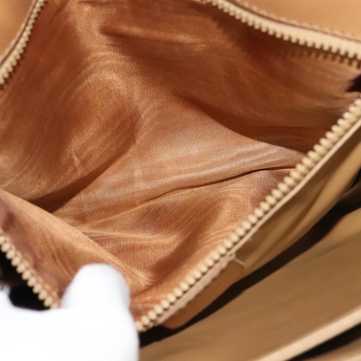 Celine Vintage Macadam Canvas Beige Canvas Backpack Bag (Pre-Owned)