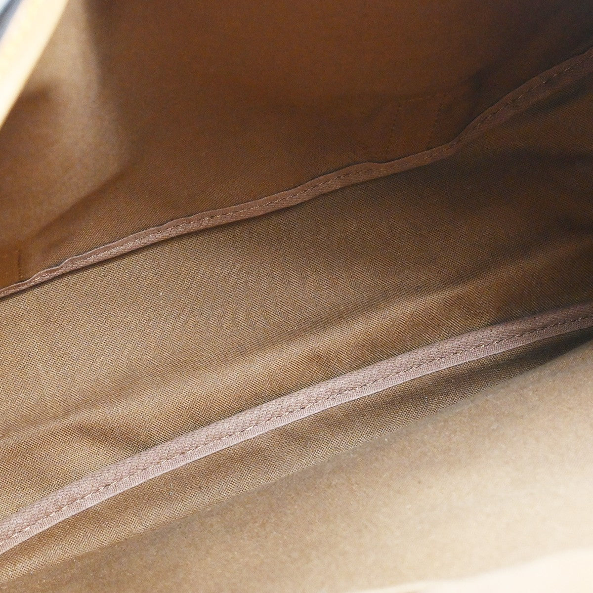 Louis Vuitton Saumur Monogram Canvas Brown Canvas Shoulder Bag Bag (Pre-Owned)