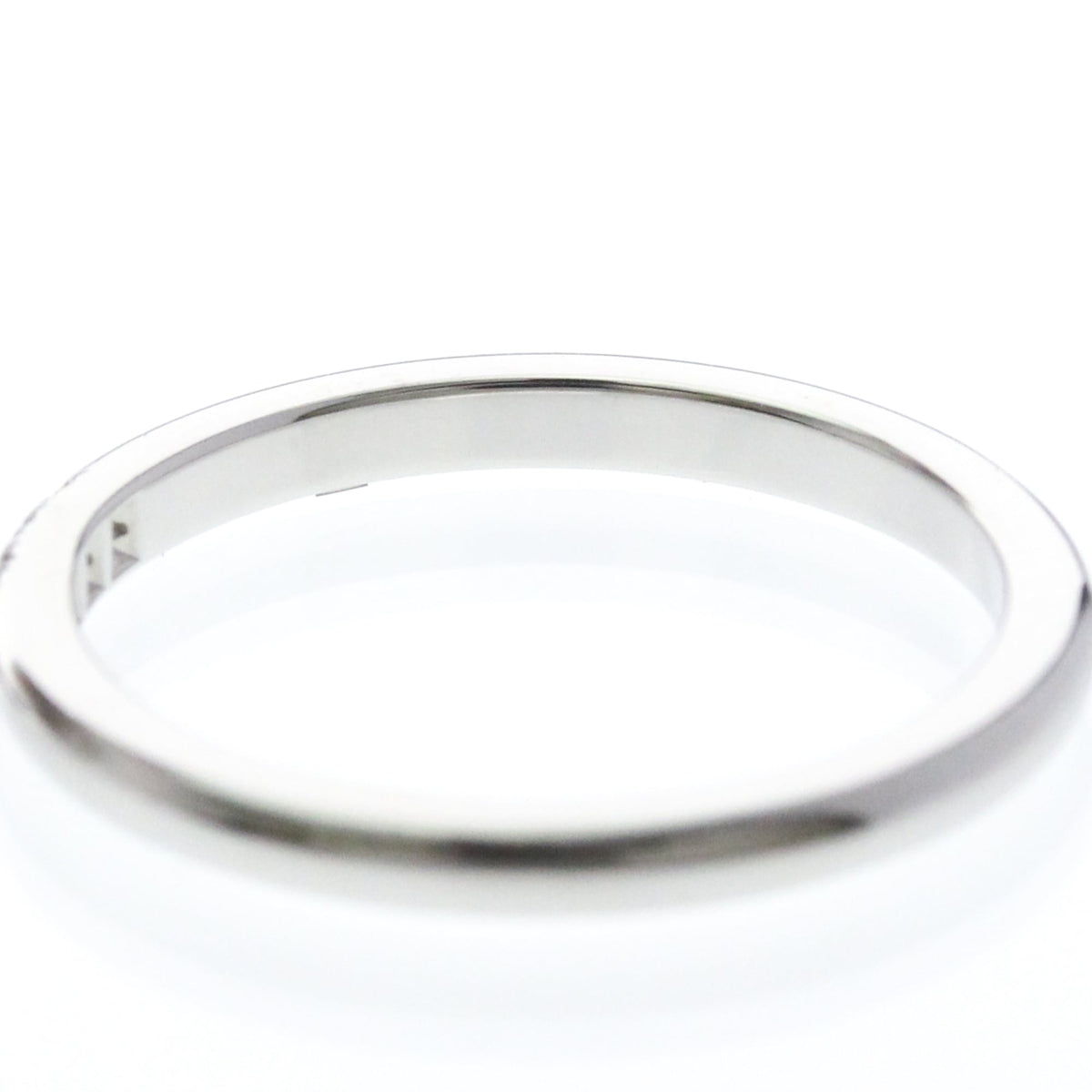Tiffany & Co. Forever Band Platinum With Diamonds Silver Platinum Ring Jewelry (Pre-Owned)