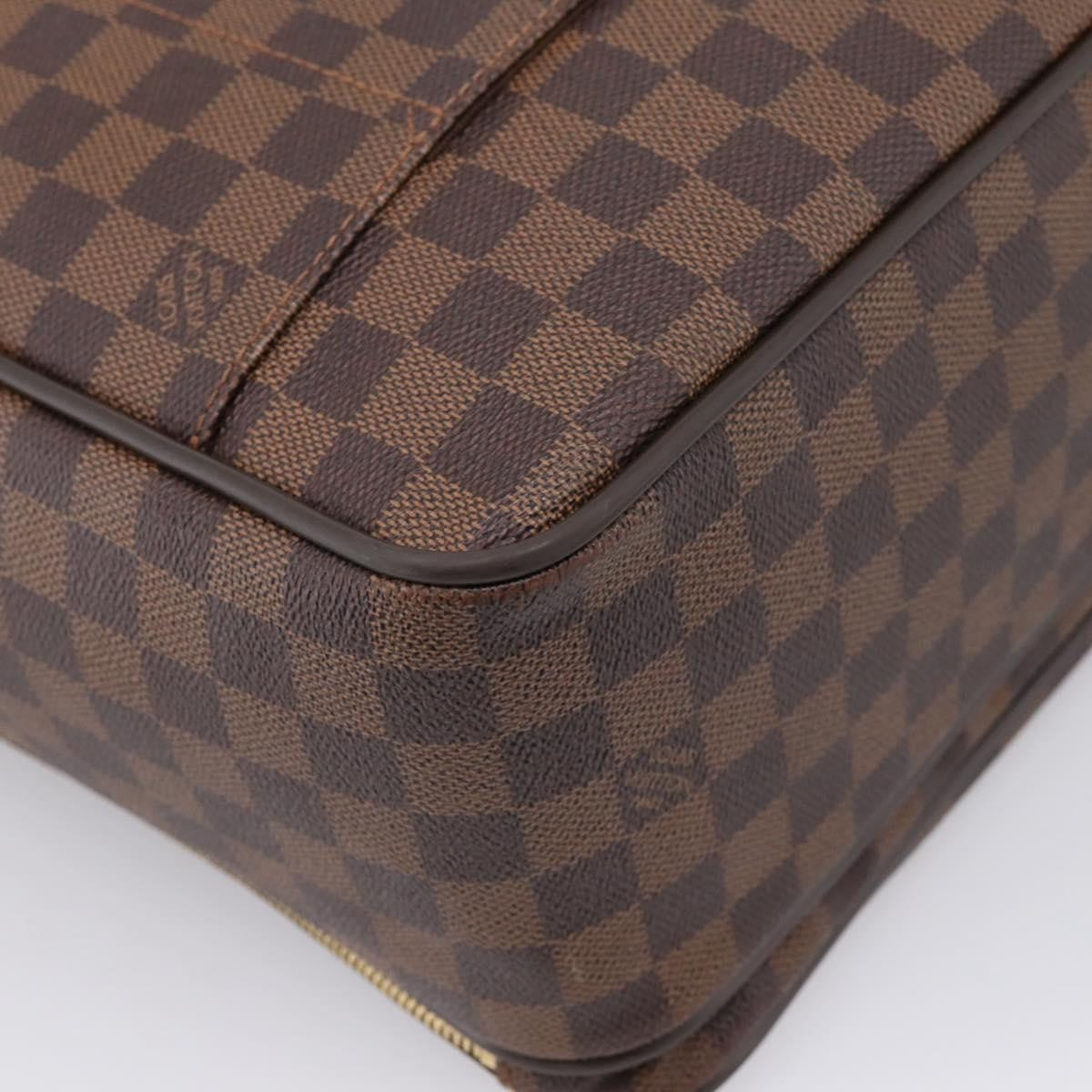 Louis Vuitton Icare Laptop Damier Ebene Brown Canvas Briefcase Bag (Pre-Owned)