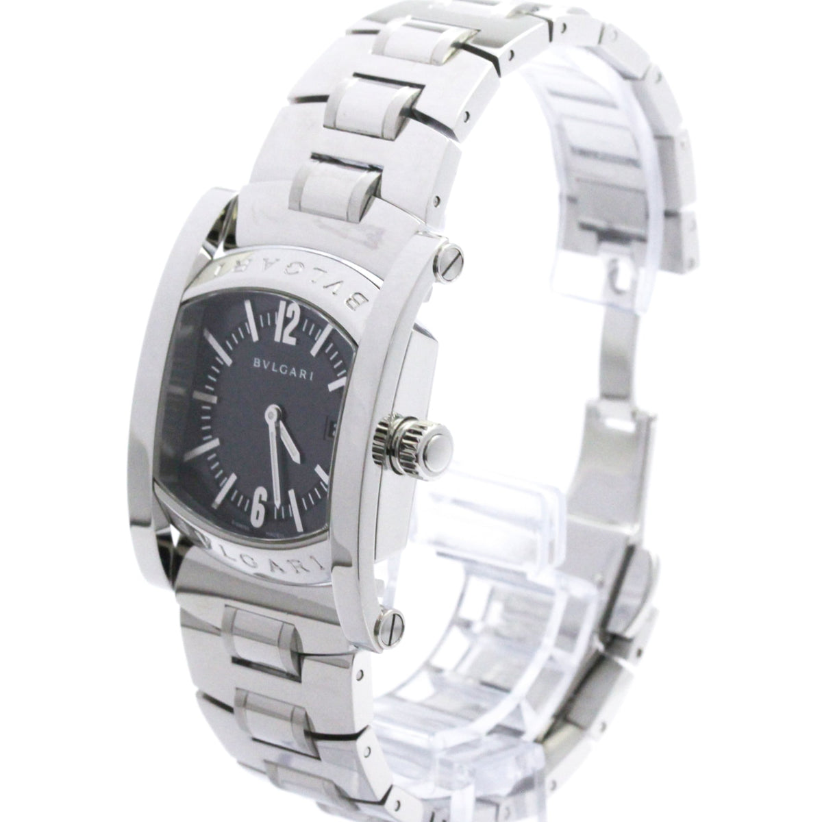 Bvlgari Assioma D Quartz Stainless Steel Watch (Pre-Owned)