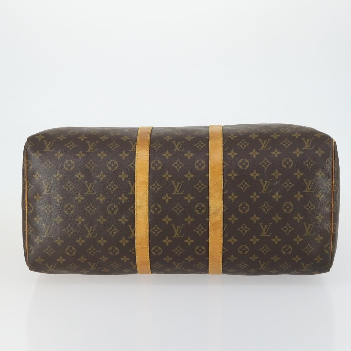 Louis Vuitton Keepall Monogram Canvas Brown Canvas Travel Bag Bag (Pre-Owned)