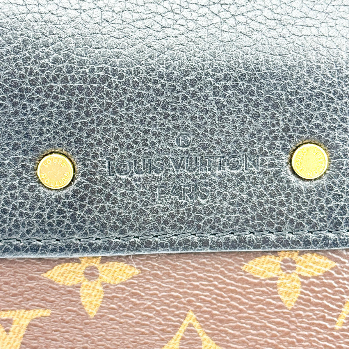 Louis Vuitton Pallas Chain Monogram Canvas And Calfskin Black Canvas Shoulder Bag Bag (Pre-Owned)