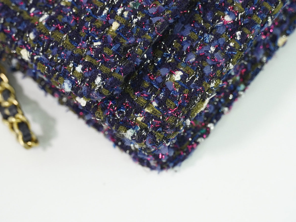 Chanel Wallet On Chain Tweed Multicolour Tweed Shoulder Bag Bag (Pre-Owned)