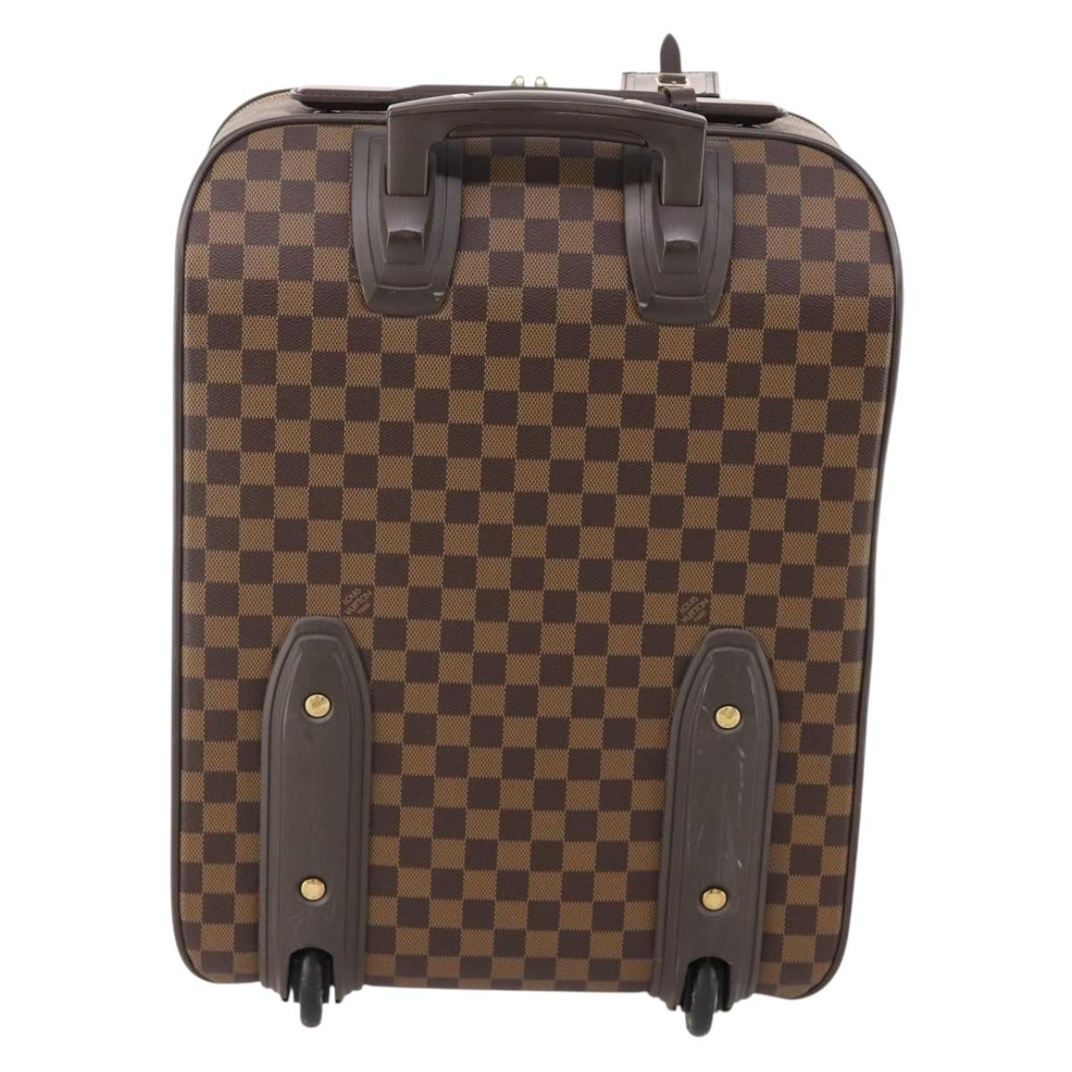 Louis Vuitton Pegase Business Luggage Damier Ebene Black Canvas Travel Bag Bag (Pre-Owned)