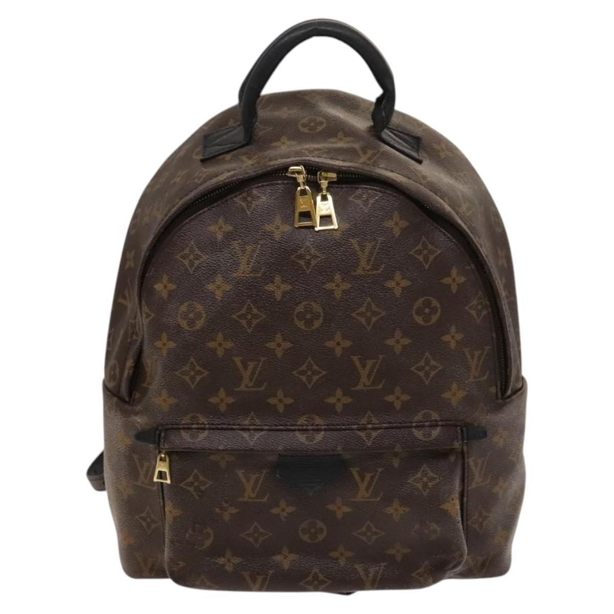 Louis Vuitton Palm Springs Monogram Canvas Brown Canvas Backpack Bag (Pre-Owned)