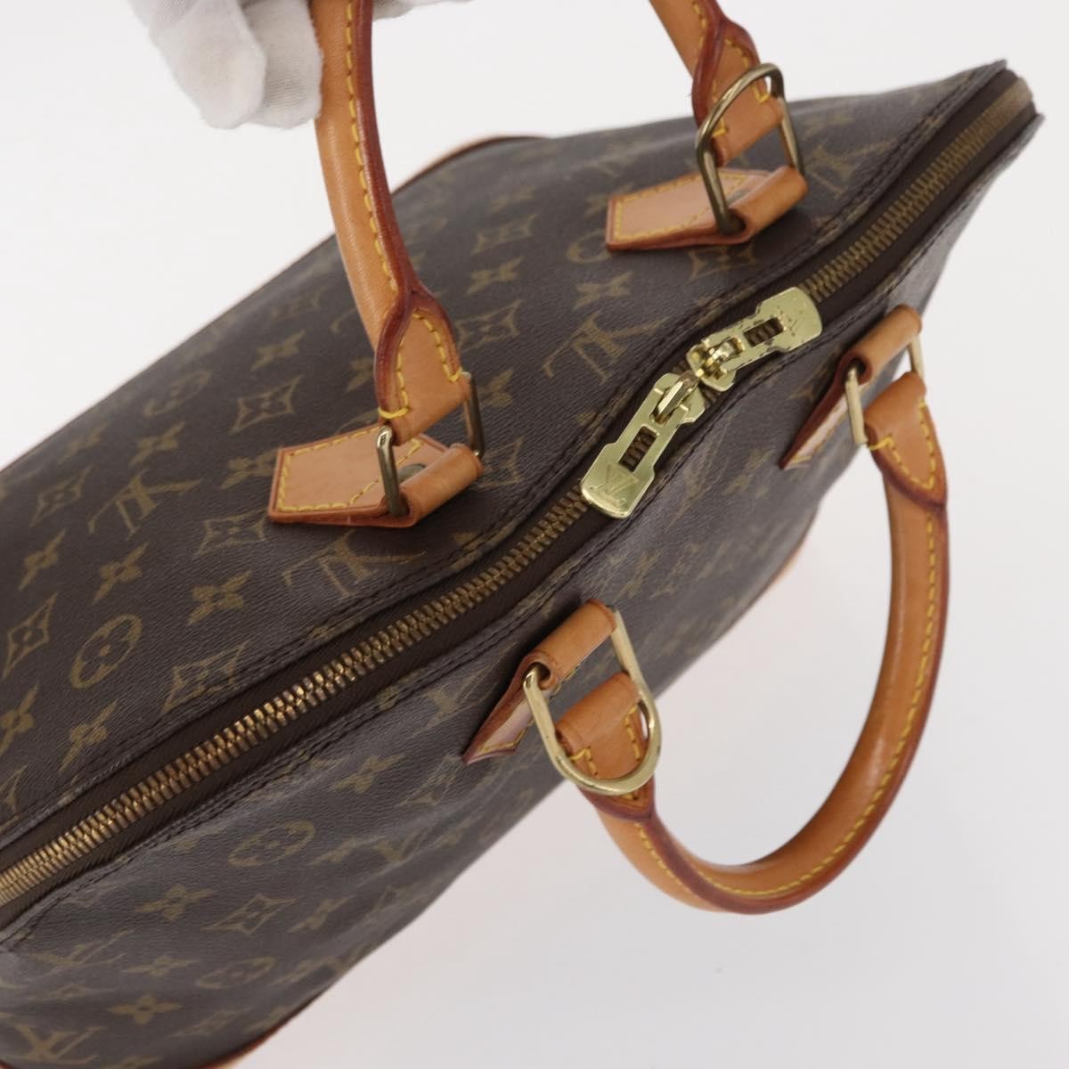 Louis Vuitton Alma Monogram Canvas Brown Canvas Handbag (Pre-Owned)