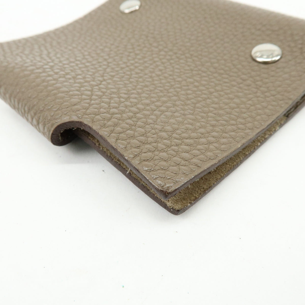 Hermes Ulysses Agenda Cover Leather Beige Leather Briefcase Bag (Pre-Owned)