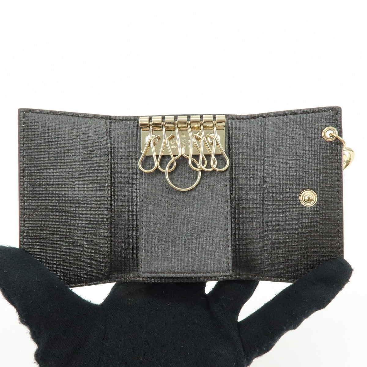 Gucci Interlocking G French Gg Coated Canvas Beige Canvas Wallets Accessory (Pre-Owned)