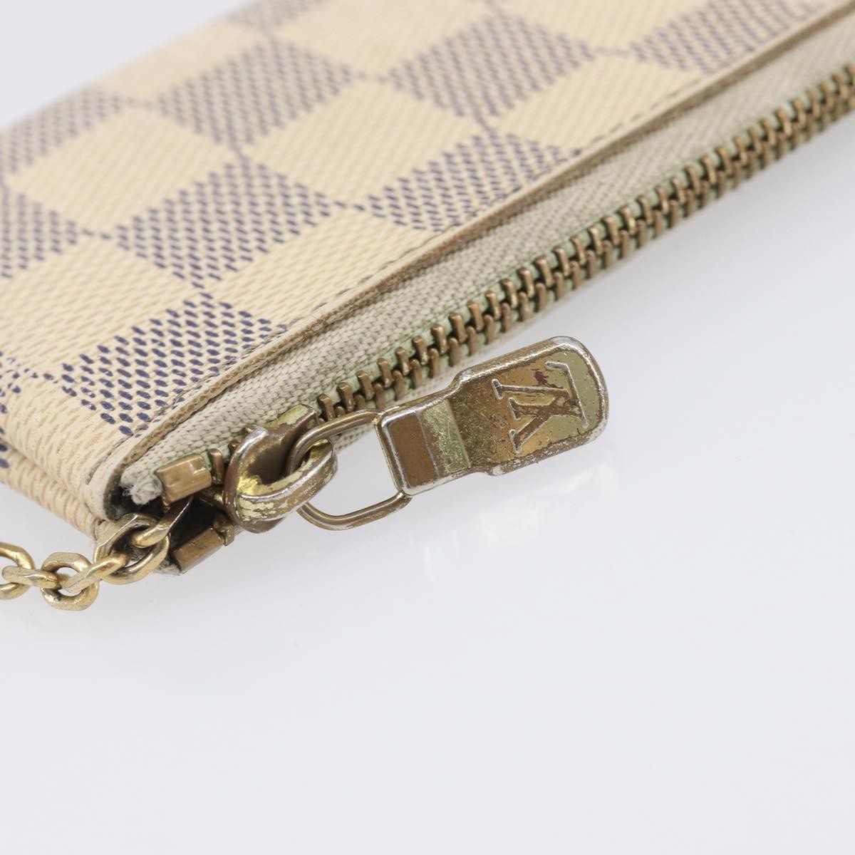 Louis Vuitton Pochette Clés Nm Damier Canvas Beige Canvas Wallets Accessory (Pre-Owned)