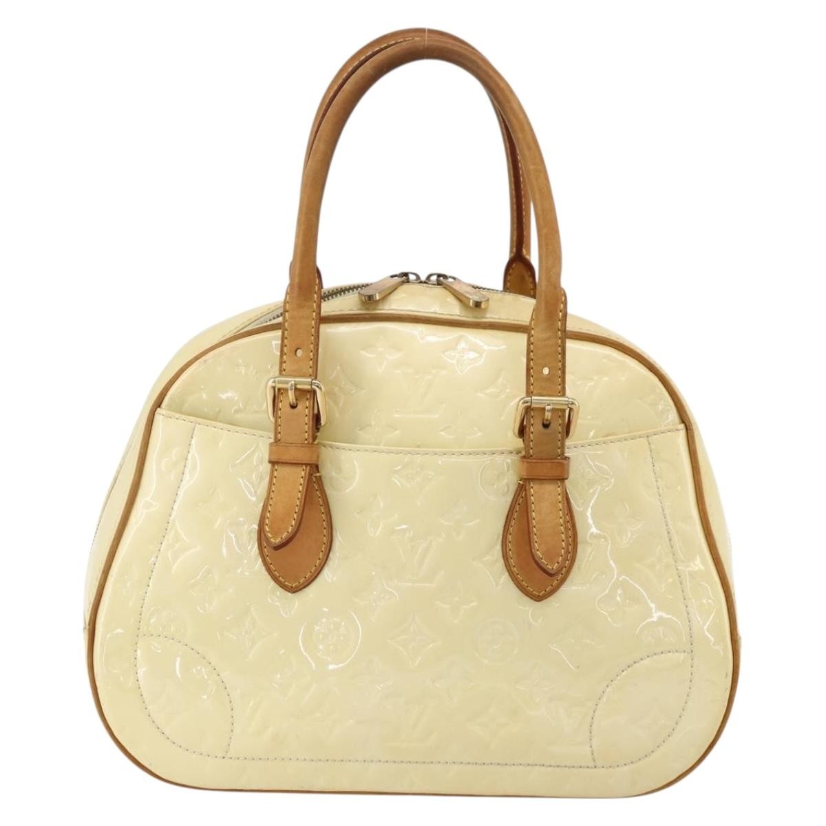 Louis Vuitton Summit Drive Monogram Vernis Yellow Patent_Leather Handbag (Pre-Owned)