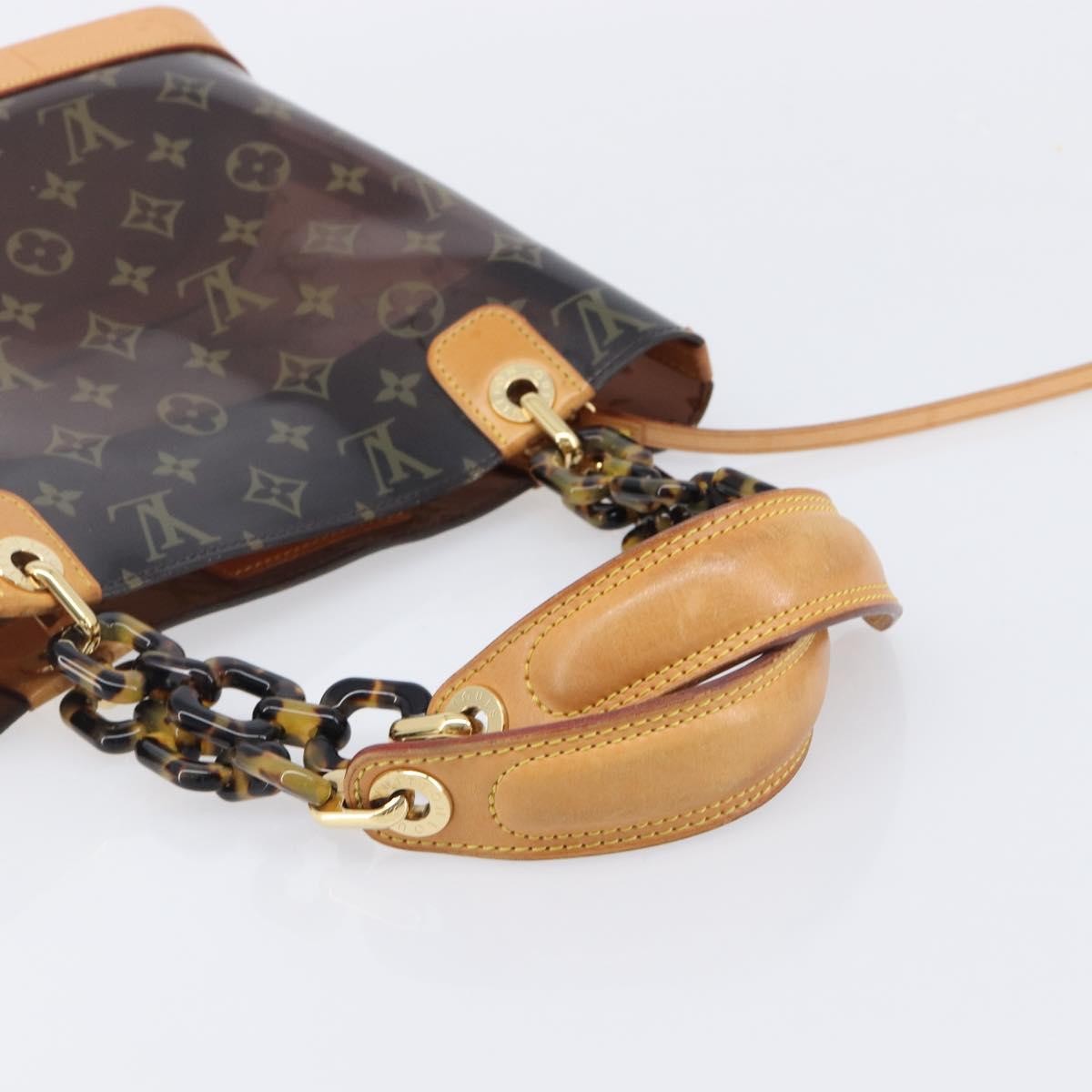 Louis Vuitton Sac Ambre Monogram Vinyl Brown Plastic Handbag (Pre-Owned)
