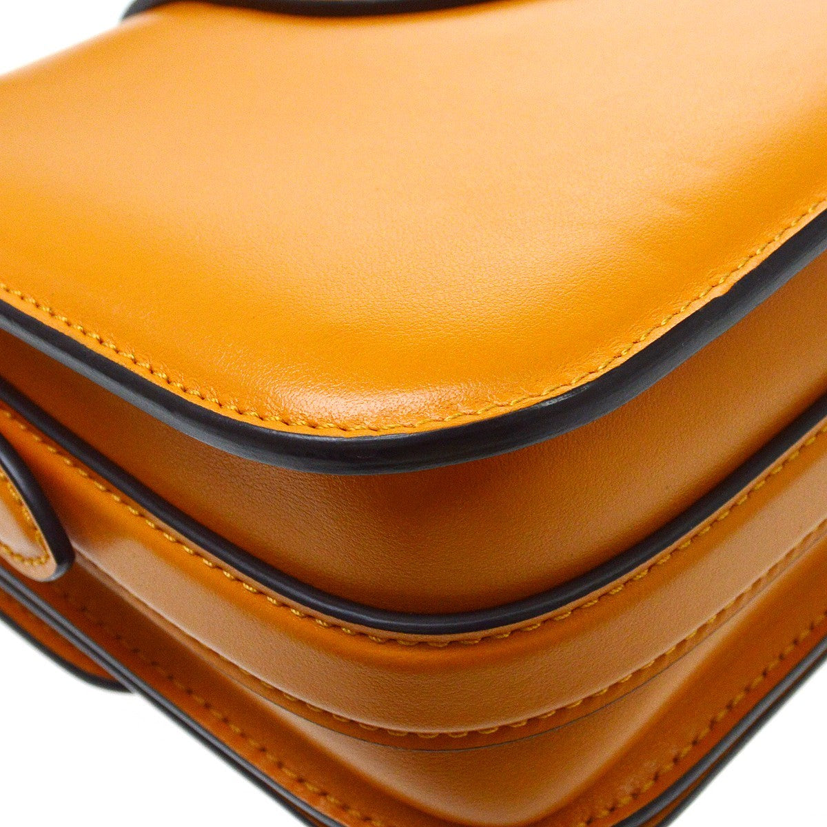 Louis Vuitton Lv Pont 9 Leather Orange Leather Shoulder Bag Bag (Pre-Owned)