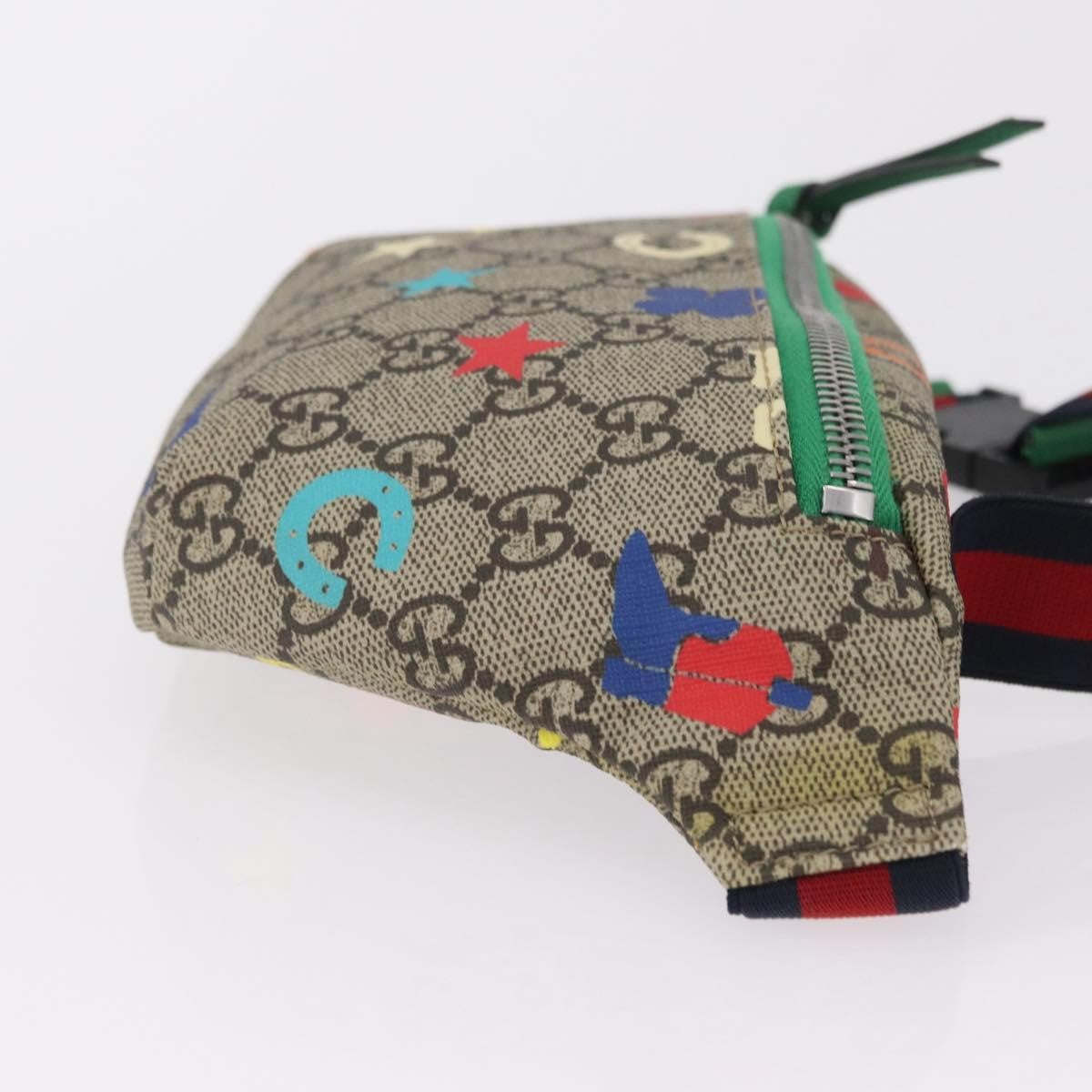Gucci Children's Belt Bag Printed Gg Coated Canvas Beige Canvas Clutche & Pouche Bag (Pre-Owned)