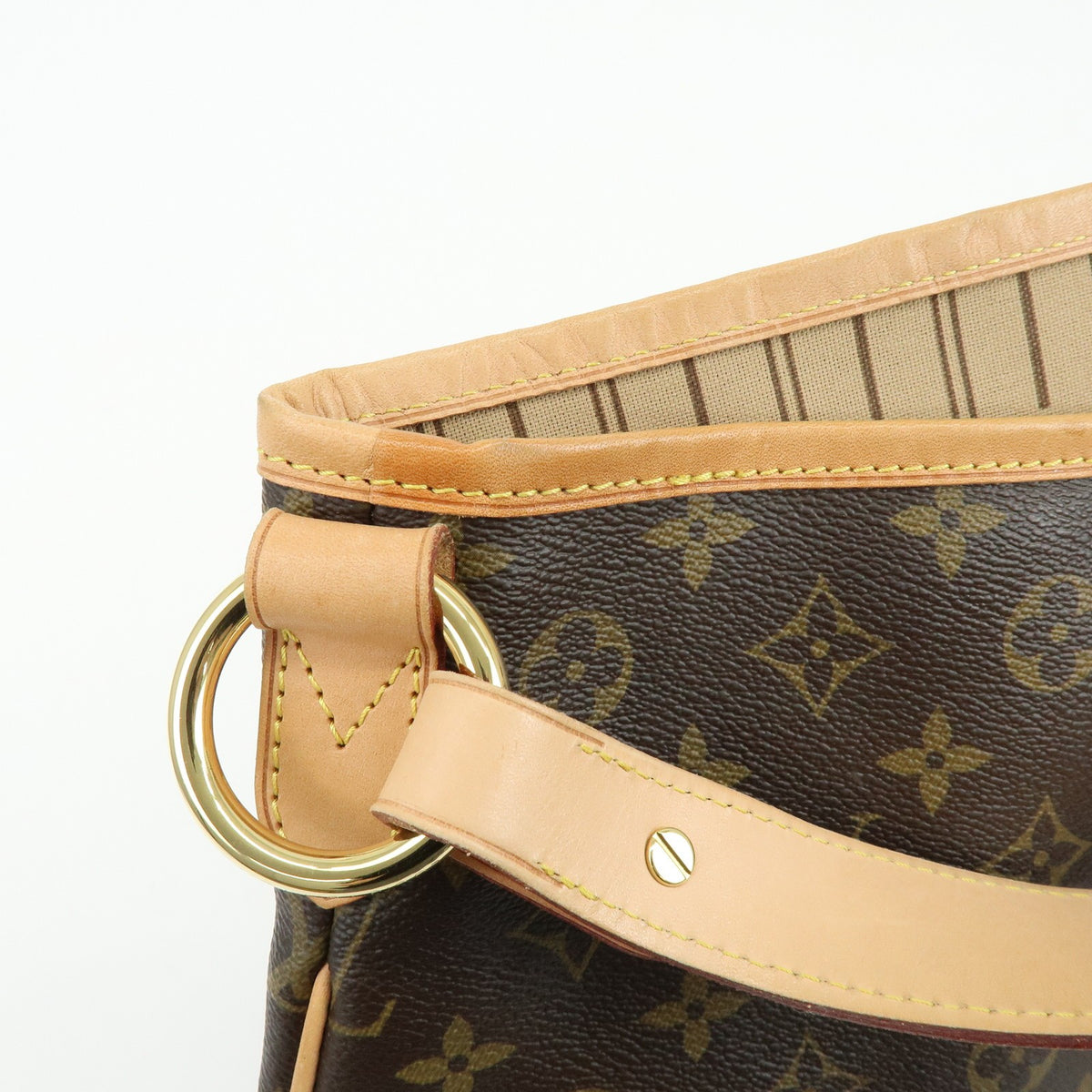Louis Vuitton Delightful Monogram Canvas Brown Canvas Handbag (Pre-Owned)