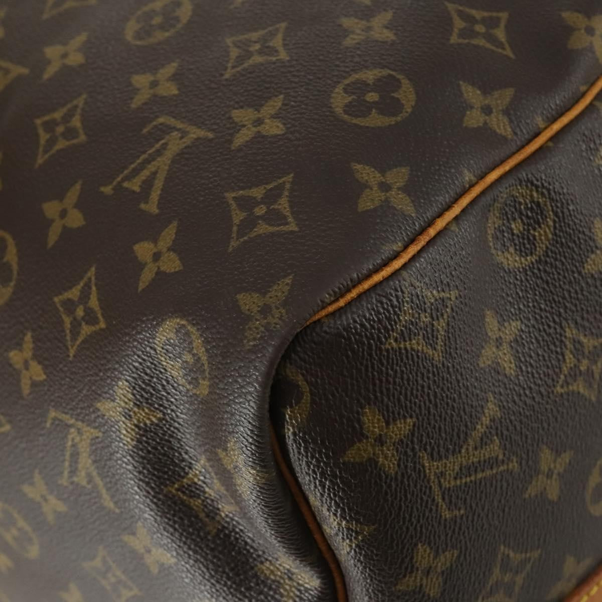Louis Vuitton Keepall Bandouliere Monogram Canvas Brown Canvas Travel Bag Bag (Pre-Owned)