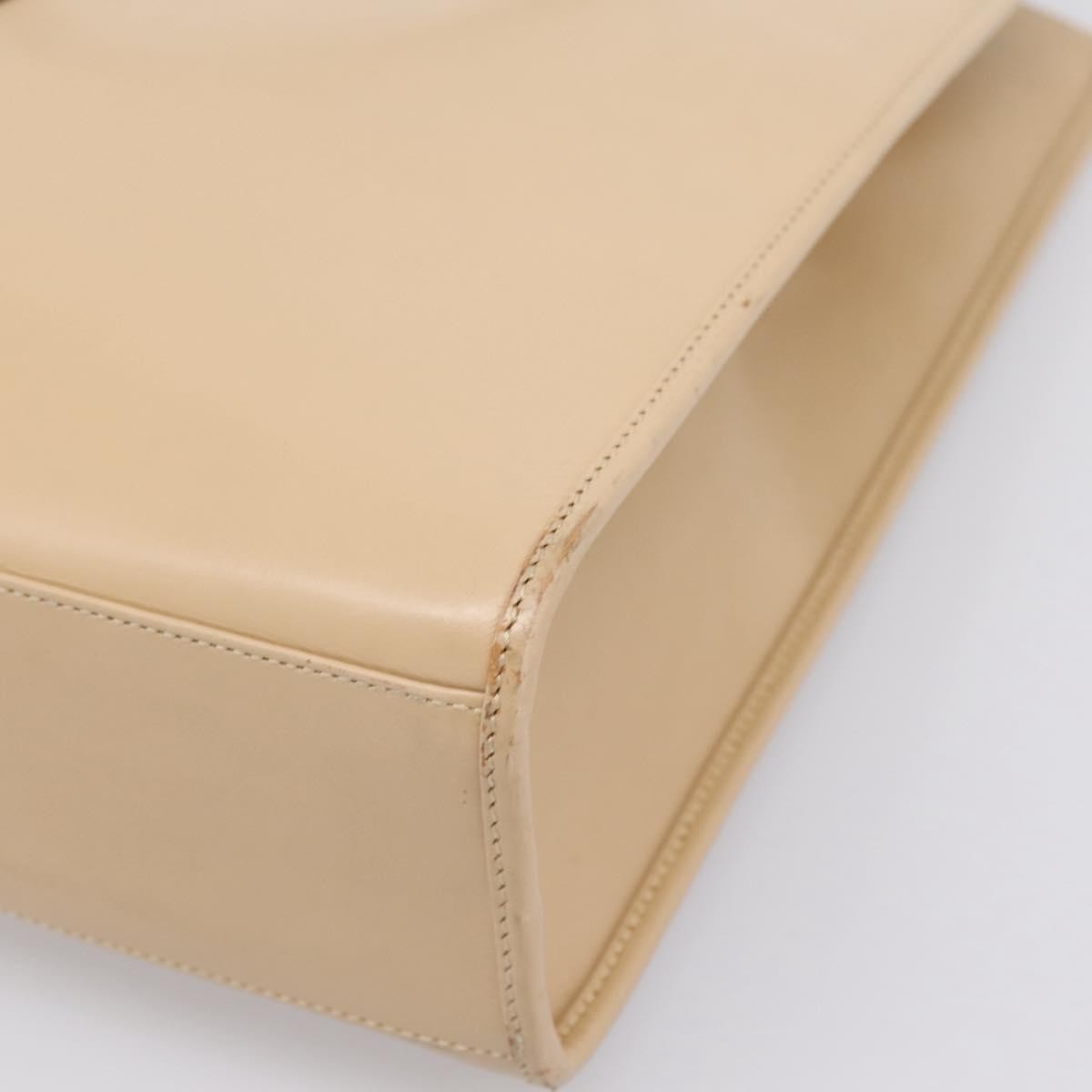 Gucci Jackie Leather Beige Leather Tote Bag Bag (Pre-Owned)