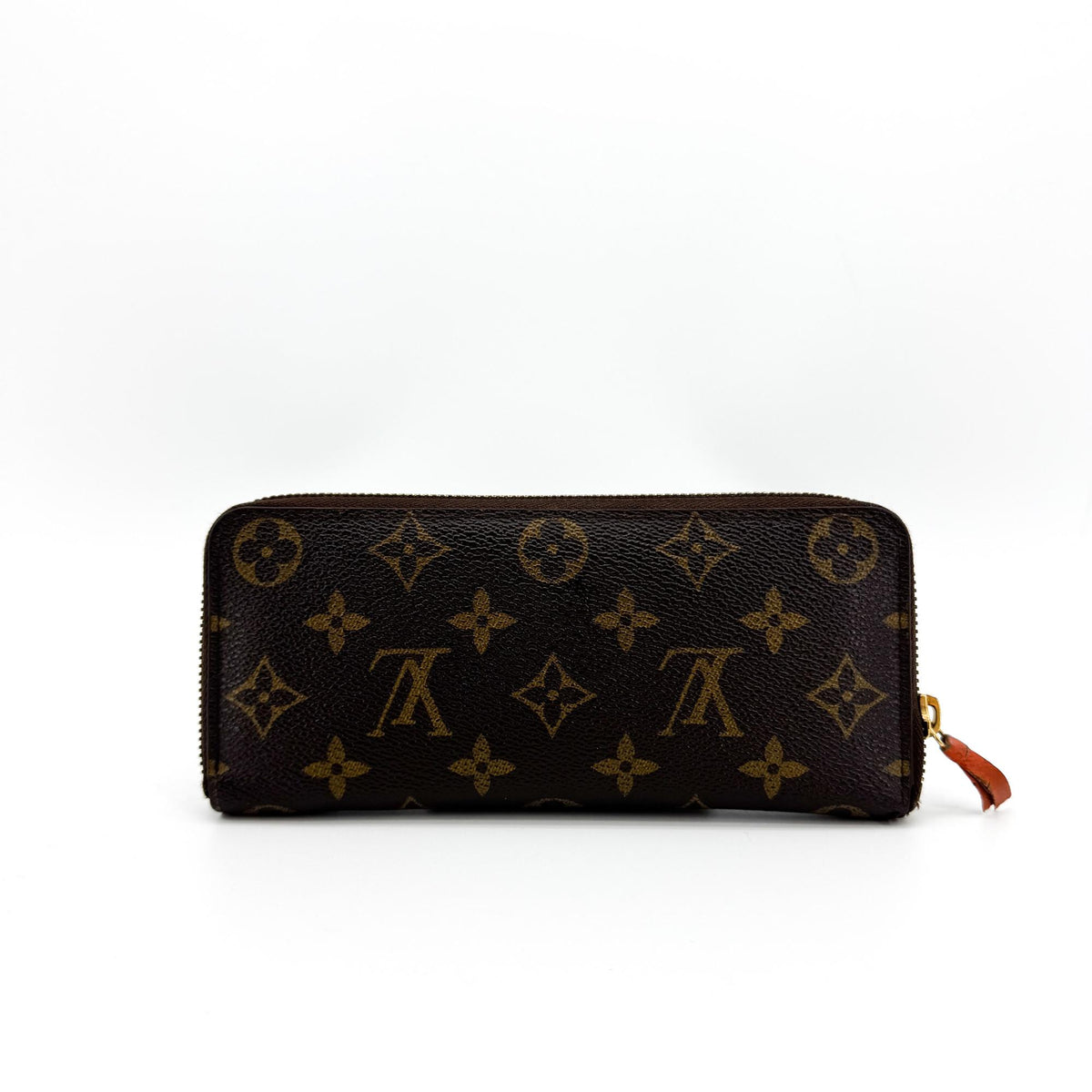 Louis Vuitton Clemence Monogram Canvas Brown Canvas Wallets Accessory (Pre-Owned)