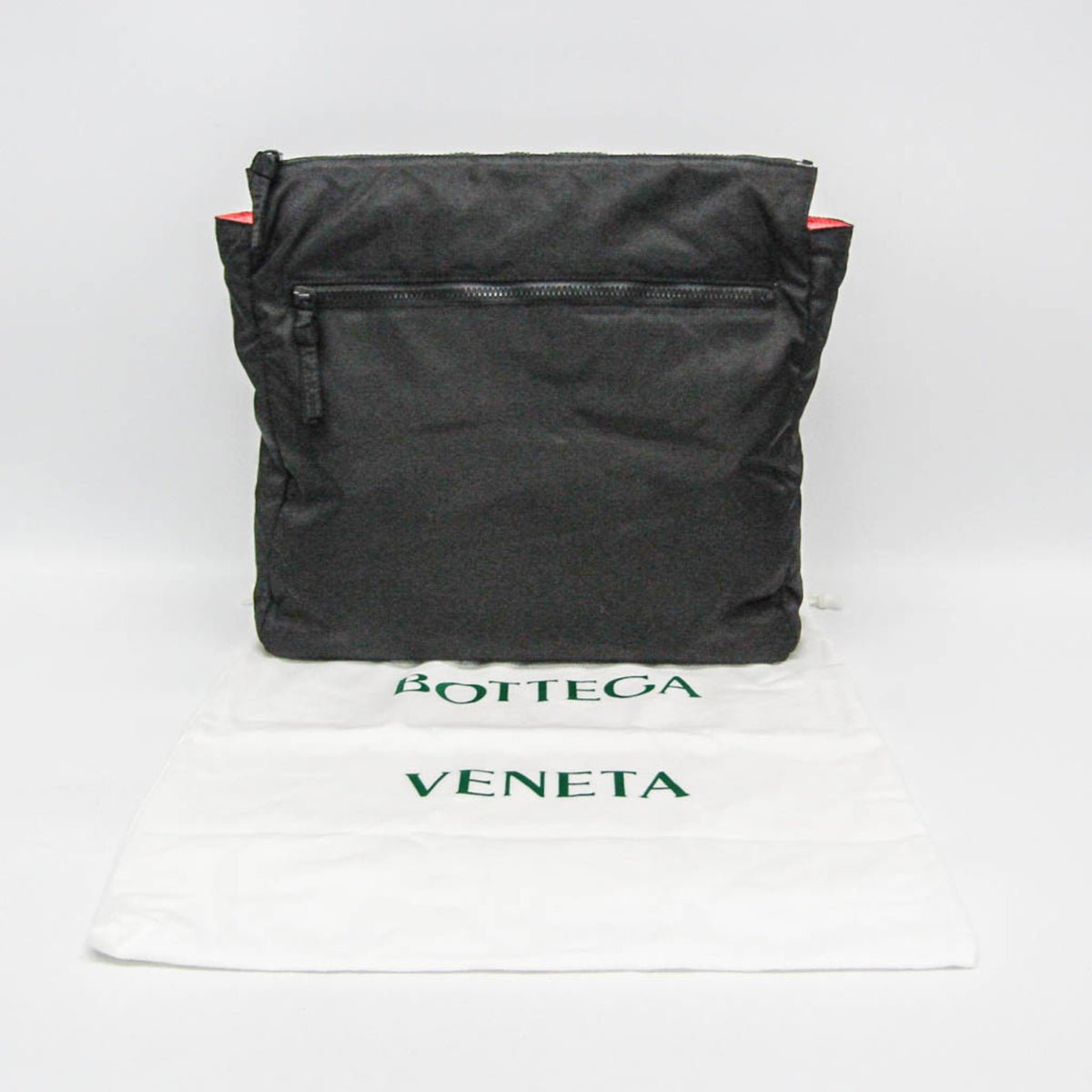 Bottega Veneta Vintage Clutch Nylon Black Nylon Clutche & Pouche Bag (Pre-Owned)