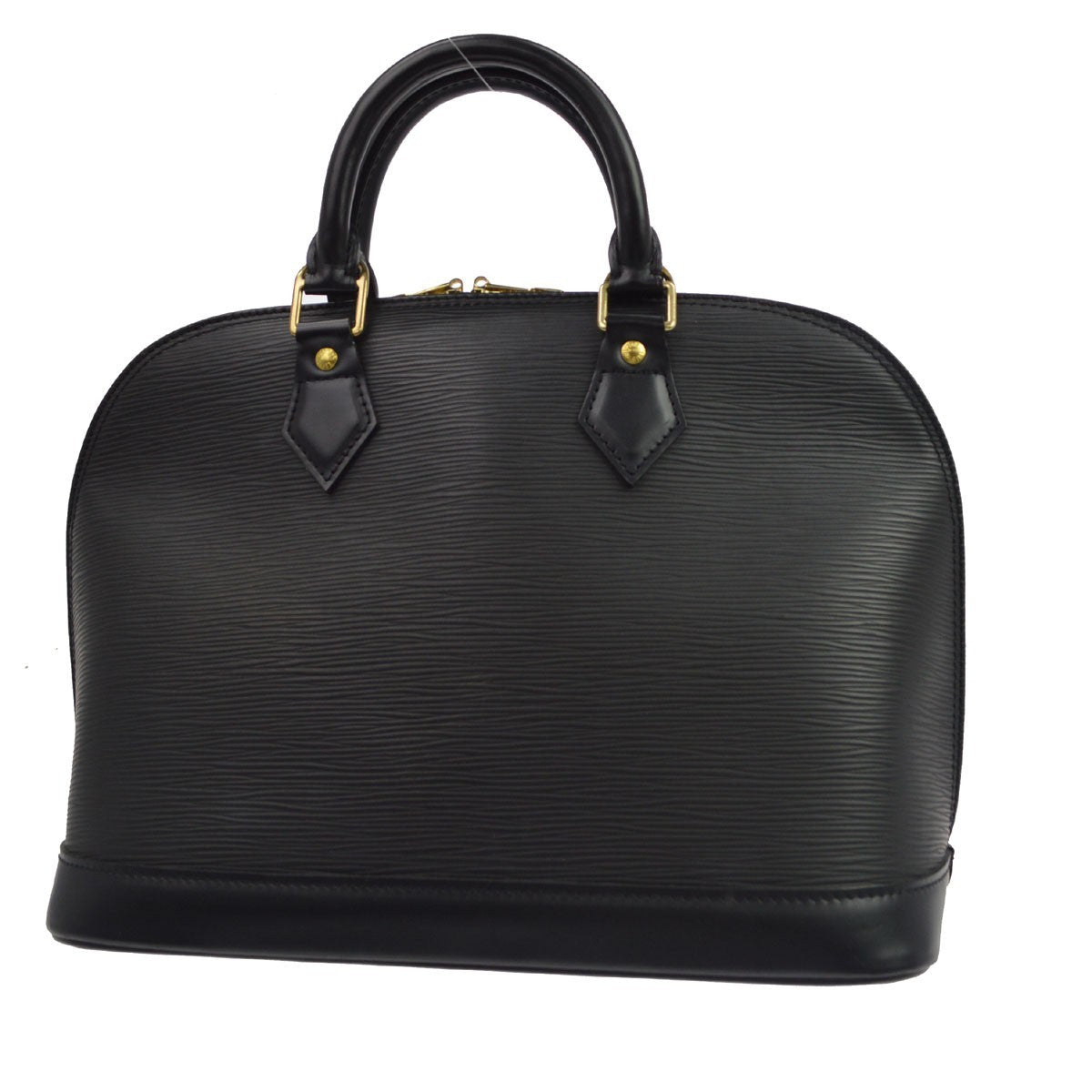 Louis Vuitton Alma Epi Leather Black Leather Handbag (Pre-Owned)