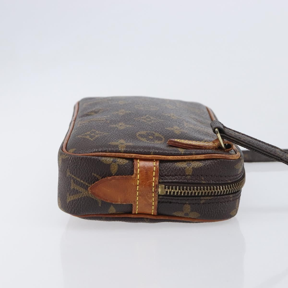 Louis Vuitton Pochette Marly Bandouliere Monogram Canvas Brown Canvas Handbag (Pre-Owned)