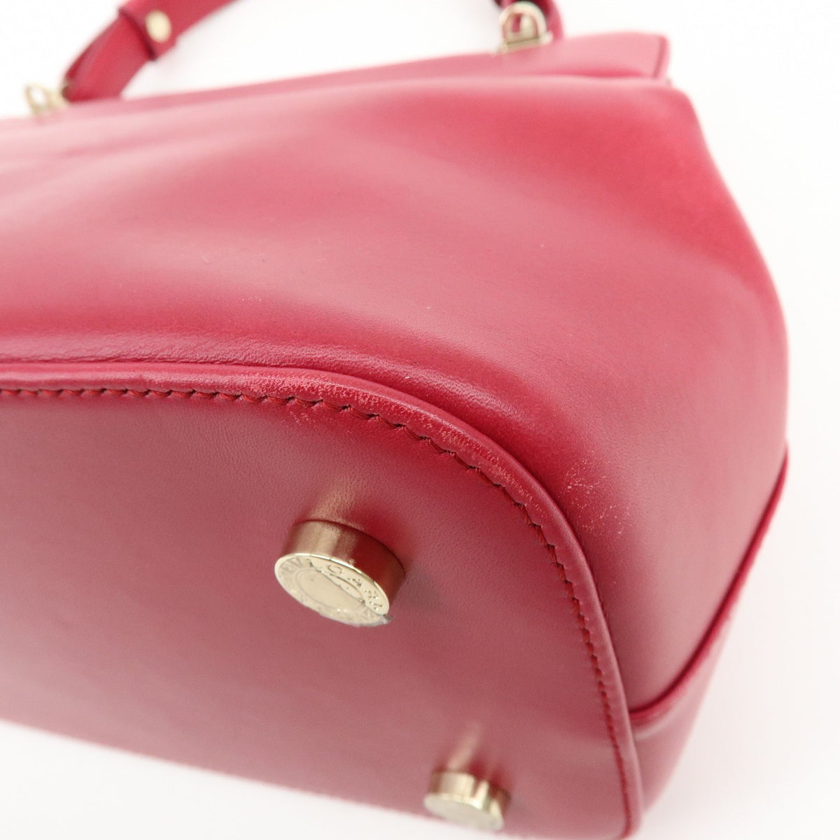 Bvlgari Isabella Rossellini Leather Pink Leather Handbag (Pre-Owned)