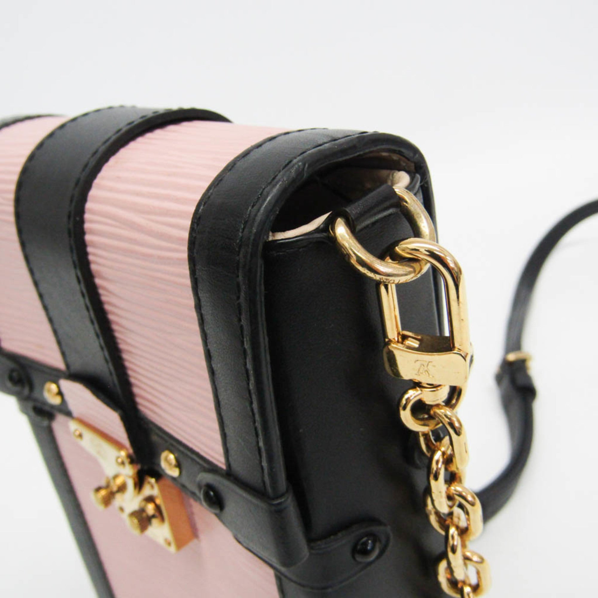 Louis Vuitton Vertical Trunk Pochette Epi Leather Black Leather Clutche & Pouche Bag (Pre-Owned)