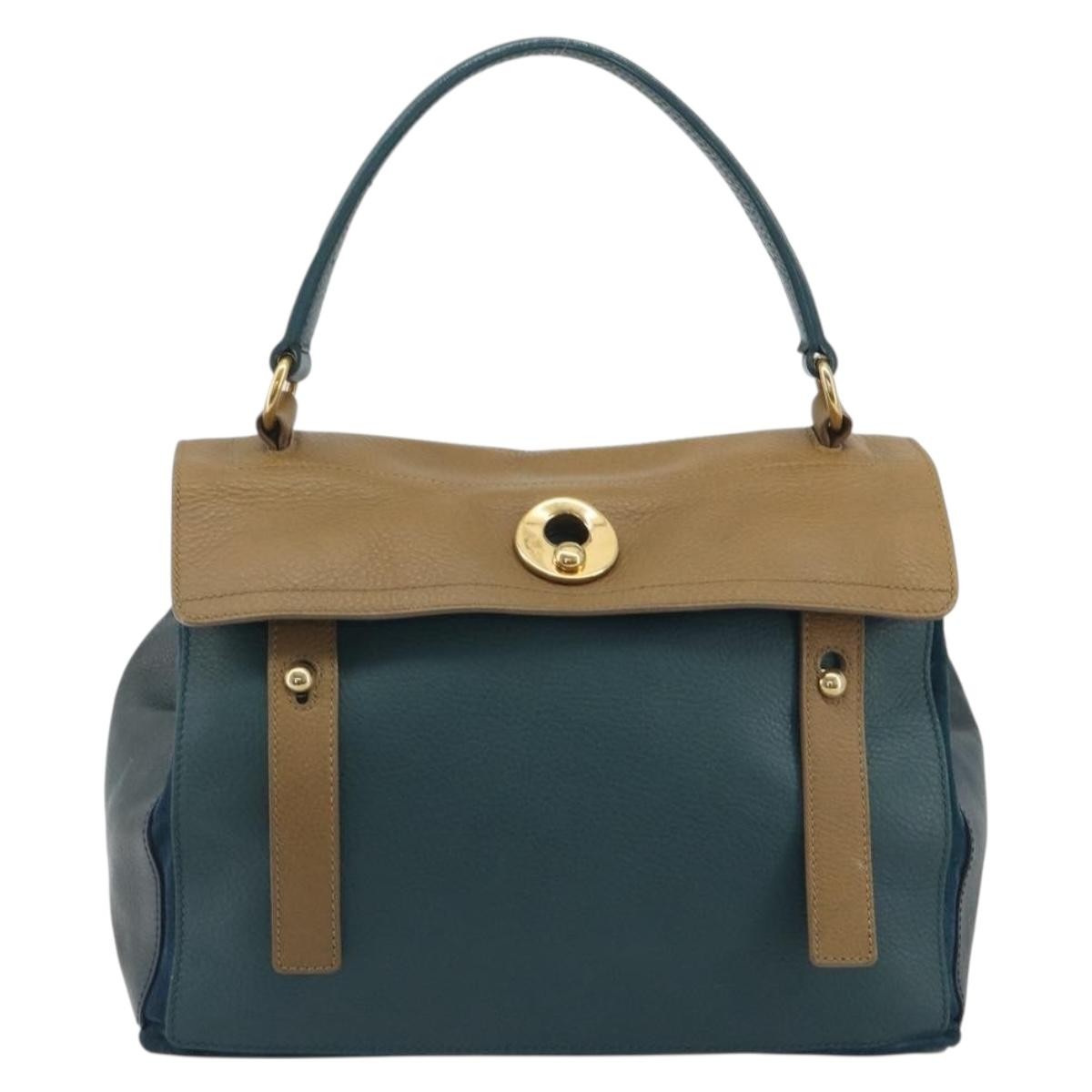 Saint Laurent Tricolor Muse Two Leather Multicolour Leather Handbag (Pre-Owned)