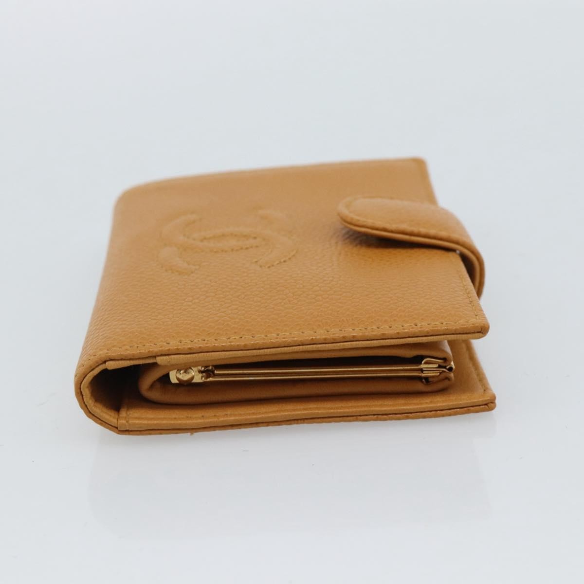 Chanel Timeless Cc French Caviar Brown Leather Wallets Accessory (Pre-Owned)