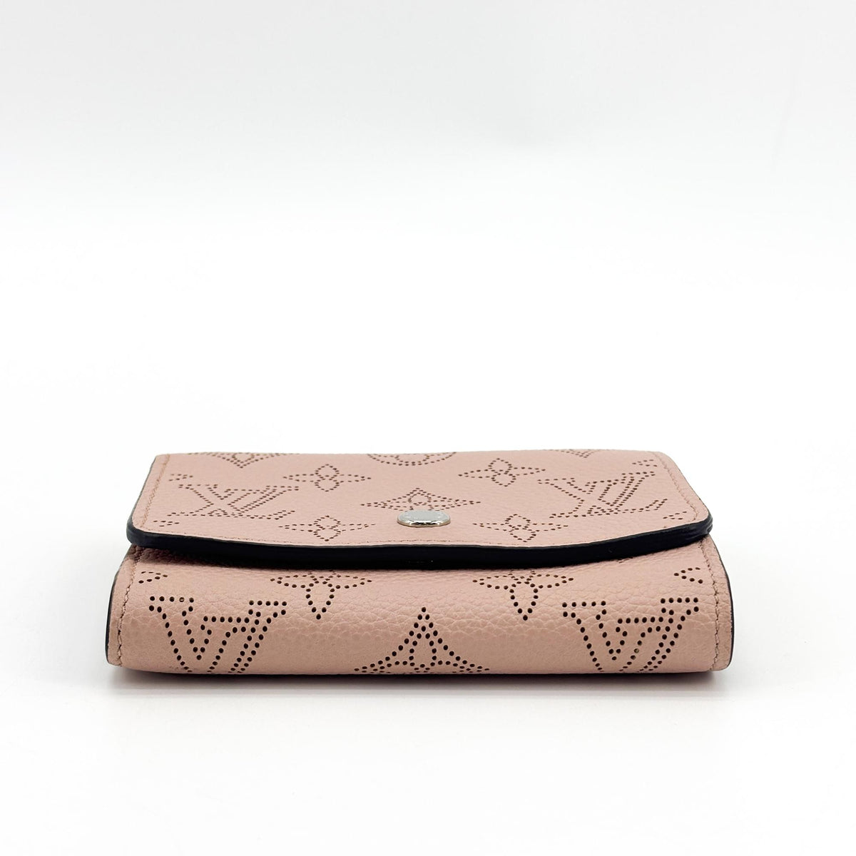 Louis Vuitton Iris Wallet Nm Mahina Leather Pink Calfskin Wallets Accessory (Pre-Owned)