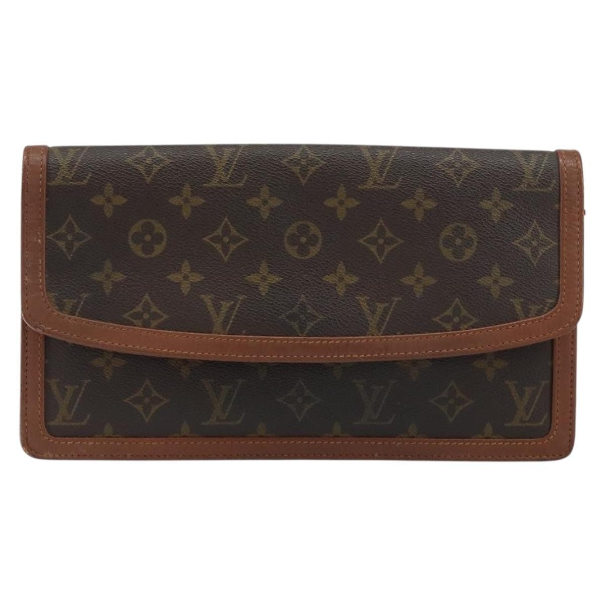Louis Vuitton Dame Pochette Monogram Canvas Brown Canvas Clutche & Pouche Bag (Pre-Owned)