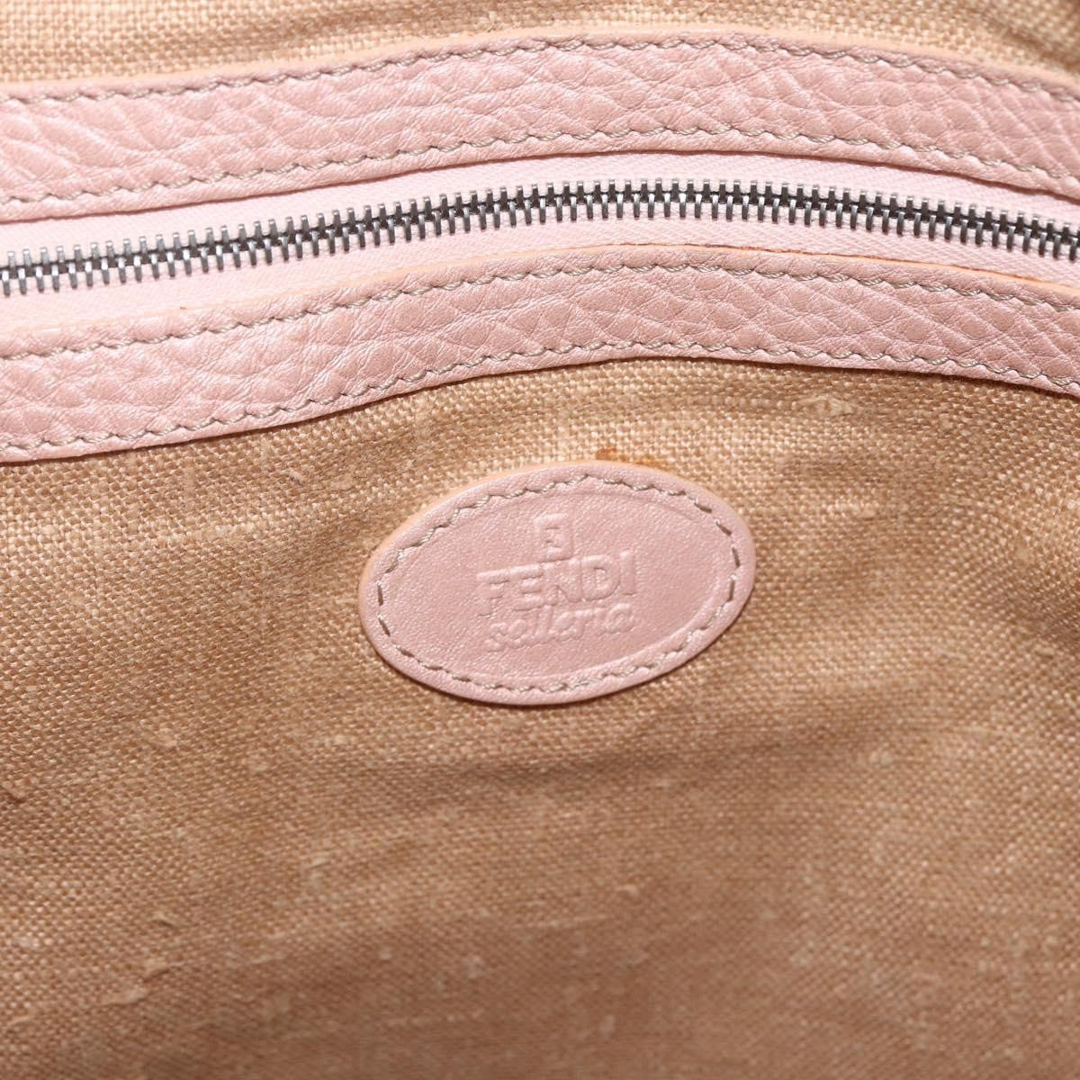 Fendi Selleria Tote Leather Pink Leather Tote Bag Bag (Pre-Owned)
