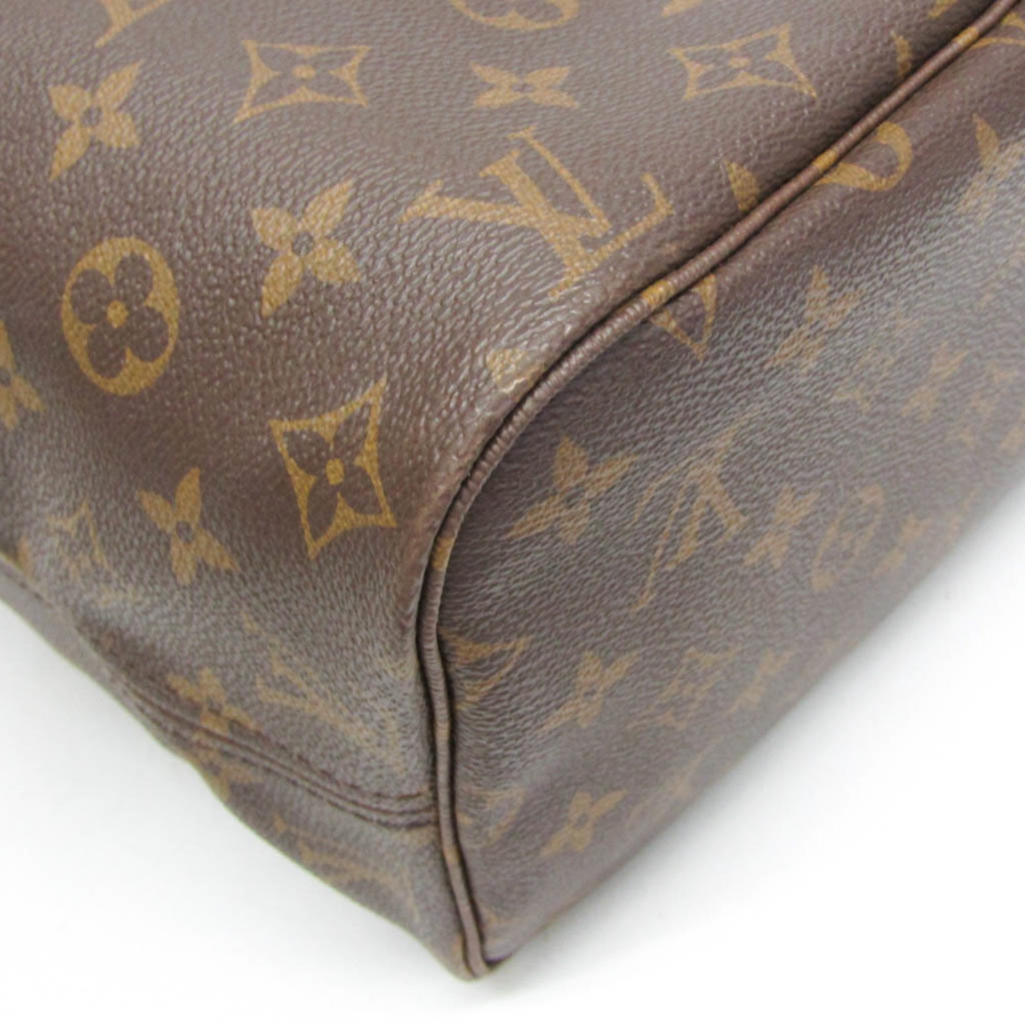 Louis Vuitton Neverfull Monogram Canvas Brown Canvas Tote Bag Bag (Pre-Owned)