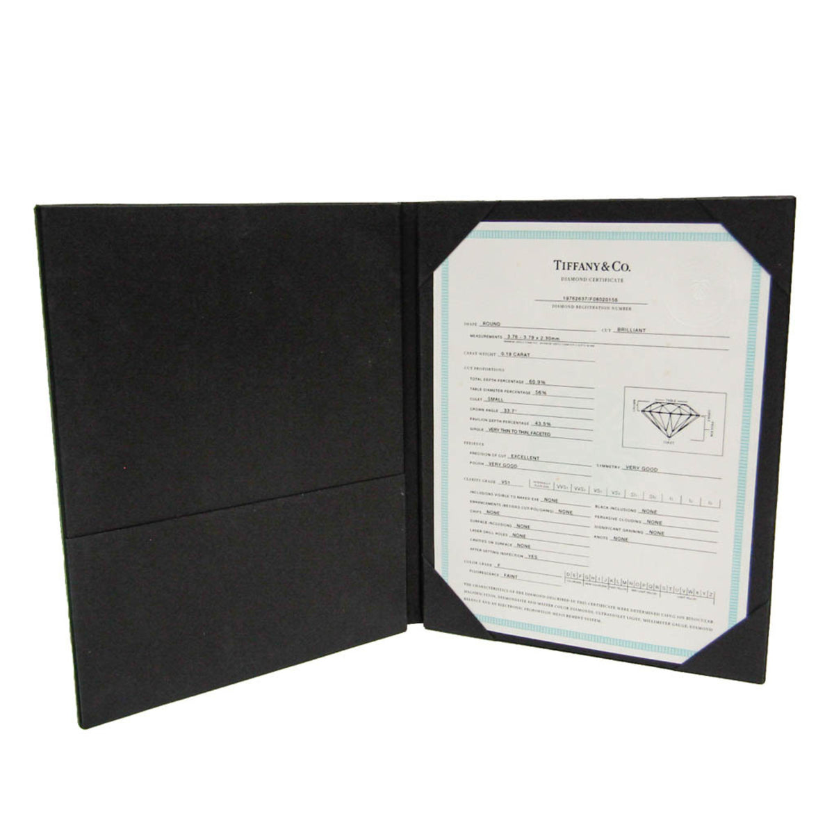 Tiffany & Co. Tiffany Setting Solitaire Platinum With Rbc Diamond G/Vvs2 Silver Platinum Ring Jewelry (Pre-Owned)